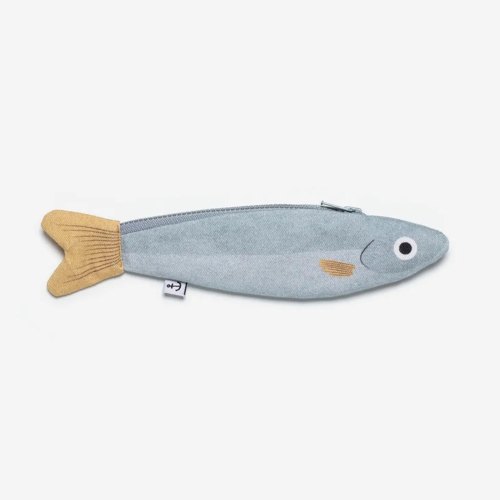 Blue Anchovy Purse