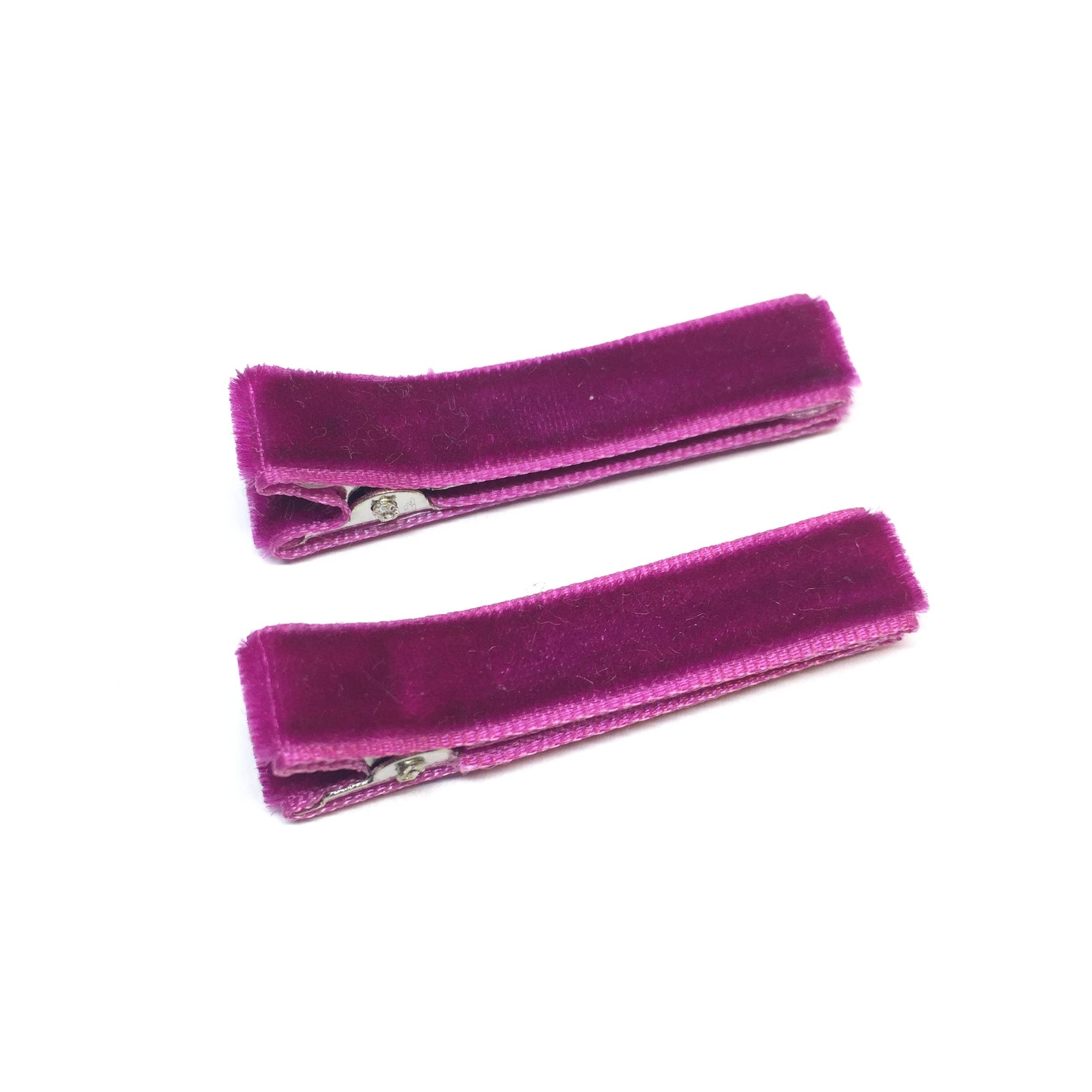 Boysenberry Velvet Hair Clip