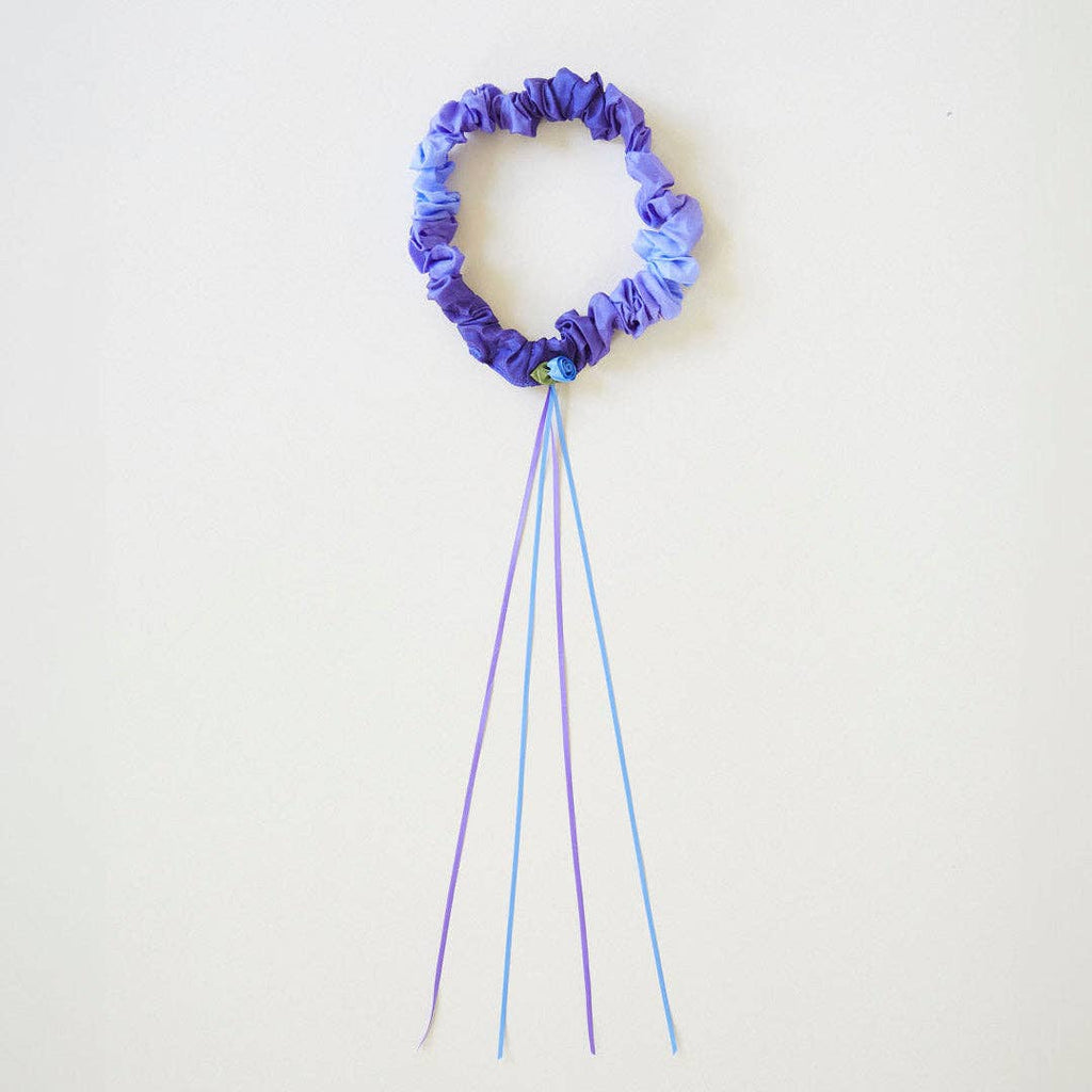 Silk Butterfly Garland, Ribbon Headpiece