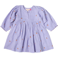 Girls Ava Bella Dress - Lavender Oranges