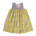 Girls Courtney Dress - Lavender Stem Floral