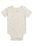 Josie Pointelle Short Sleeve Bodysuit - Vida Floral