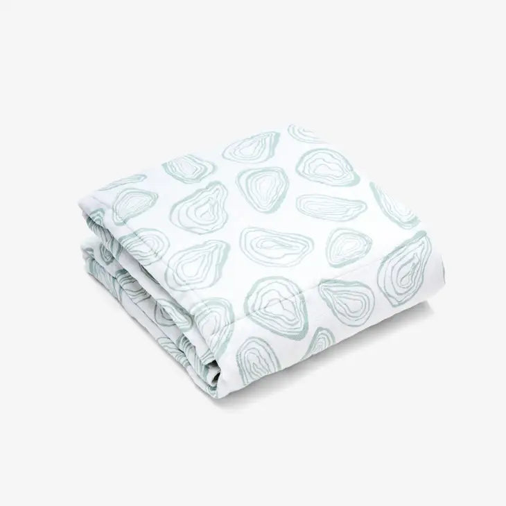 Quilted Baby Blanket - Oyster | Agave