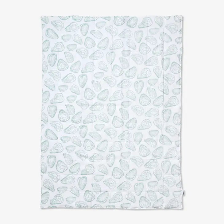 Quilted Baby Blanket - Oyster | Agave